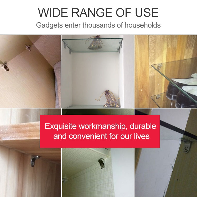 100 PCS Round Thickened Zinc Alloy Bright Layer Sucker Plate Bracket, E, Weight: 3.6g