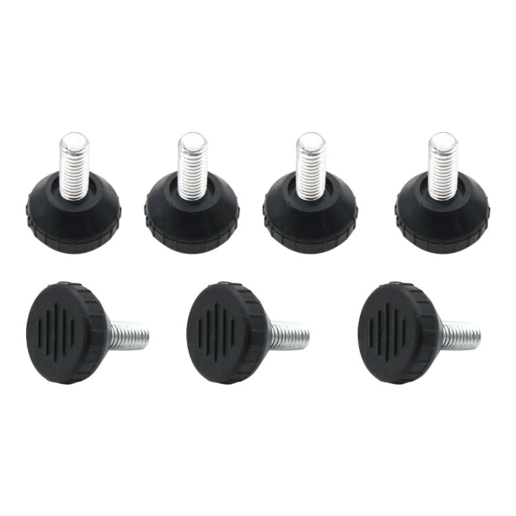 50 PCS Adjustable Foot Pad Furniture Screw Support Stub, M8x18