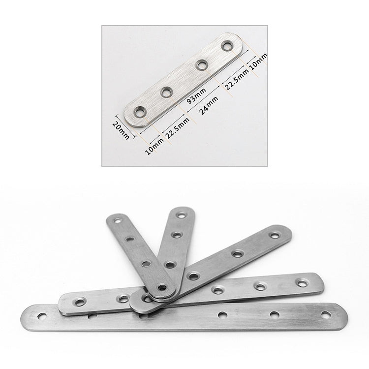 15 PCS Stainless Steel Connection Code Straight Connecting Piece, Number: 6