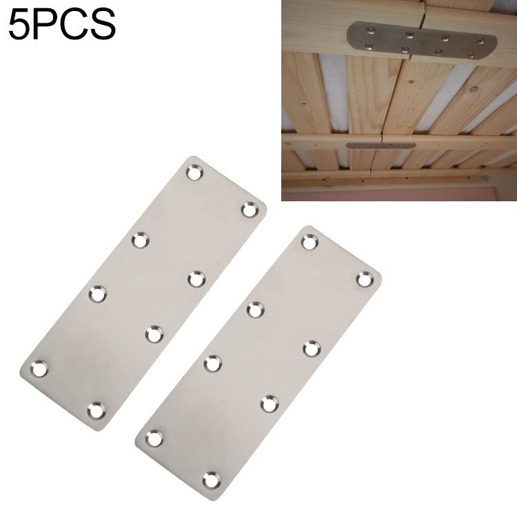 5 PCS Stainless Steel Connection Code Straight Connecting Piece, Number: 15