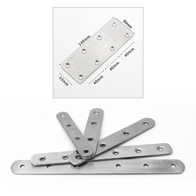 5 PCS Stainless Steel Connection Code Straight Connecting Piece, Number: 15