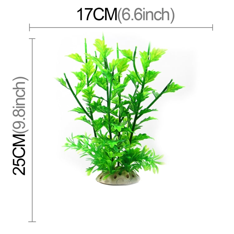 Artificial Tree Plant Grass Figurines Miniatures Aquarium Fish Tank Landscape, Size: 17.0 x 25.0cm