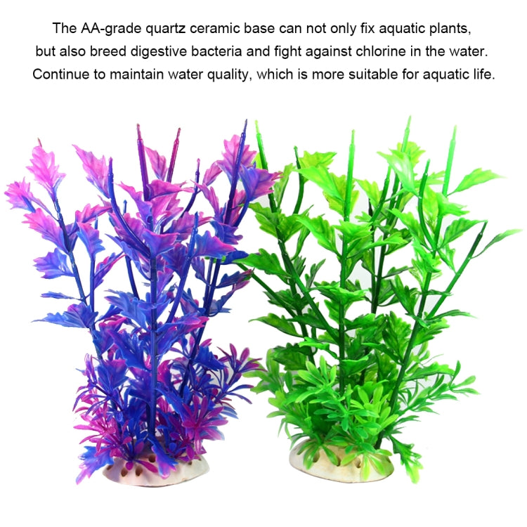 Artificial Tree Plant Grass Figurines Miniatures Aquarium Fish Tank Landscape, Size: 17.0 x 25.0cm