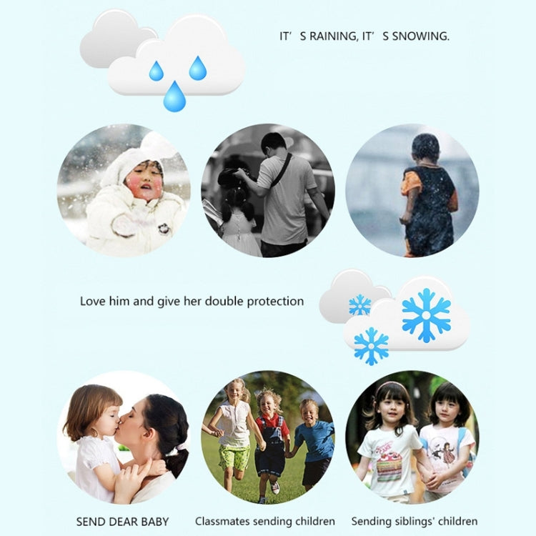 Cartoon Dinosaur Children Fashion Raincoat Size: XL