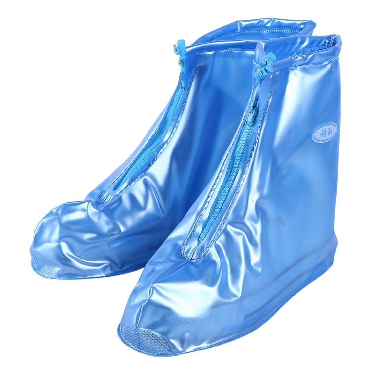 Fashion PVC Non-slip Waterproof Thick-soled Shoe Cover Size: XXXL