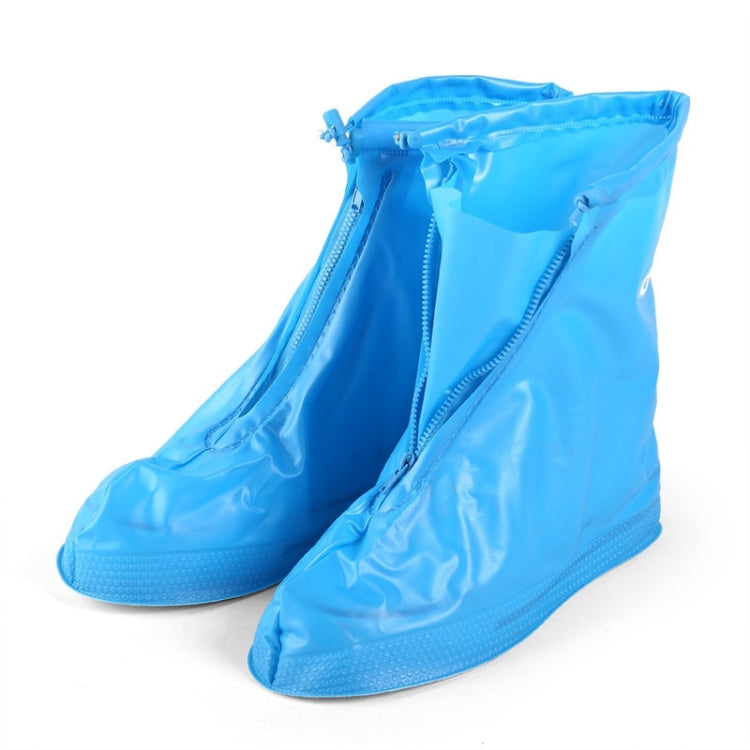 Fashion Children PVC Non-slip Waterproof Thick-soled Shoe Cover Size: L