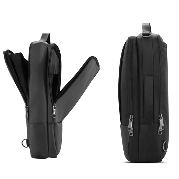 Shinlee Multi-function Fashion Nylon + PU Leather Shoulder Hand Laptop Tablet Bag Backpack Briefcase for 15.6 inch and Below