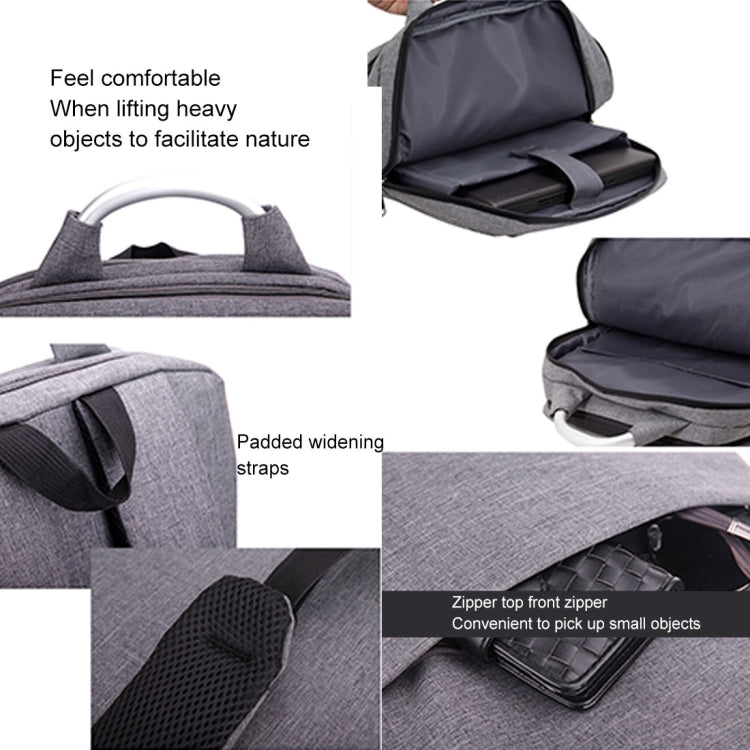 Shinlee Multi-function Fashion Nylon Shoulder Hand Laptop Tablet Bag Backpack Briefcase for 15.6 inch and Below(Black)