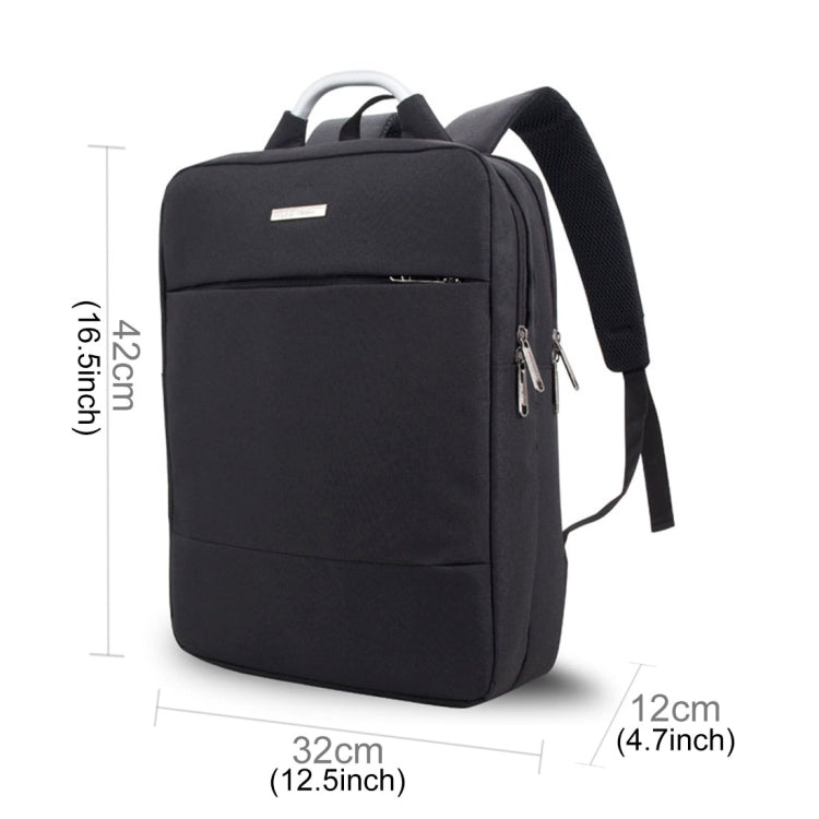 Shinlee Multi-function Fashion Nylon Shoulder Hand Laptop Tablet Bag Backpack Briefcase for 15.6 inch and Below(Black)
