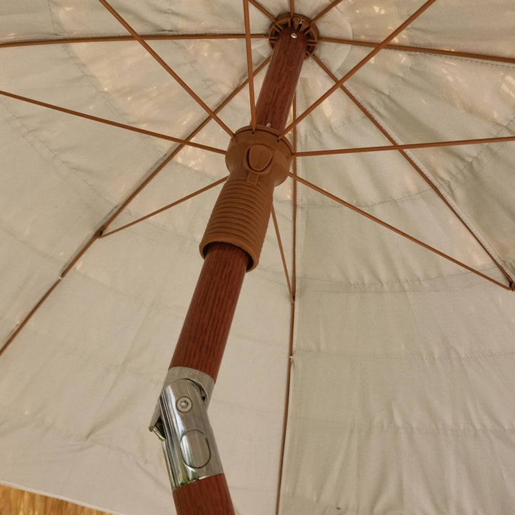 Beach Holiday Shade Imitation Straw Umbrella, Specification: 2m(Coffee)