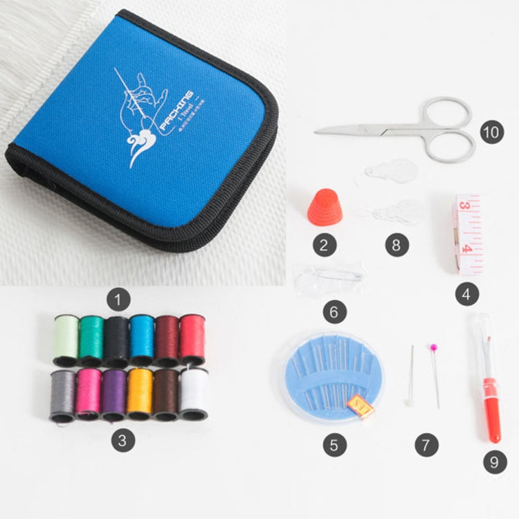 Portable Mini Home Travel Sewing Set Box, Size: 12*12.5cm