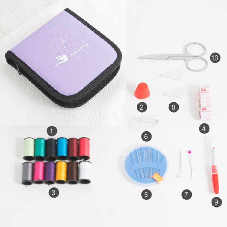 Portable Mini Home Travel Sewing Set Box, Size: 12*12.5cm