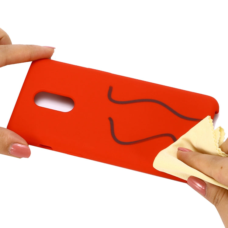 Ultra-thin Liquid Silicone Dropproof Protective Case for OnePlus 7