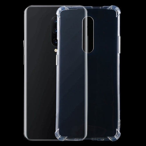 For OnePlus 6T Four-Corner Shockproof Ultra-Thin Transparent TPU Case