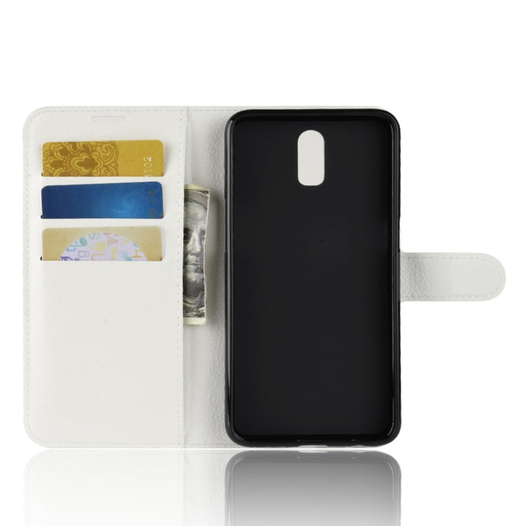 Litchi Texture Horizontal Flip PU Leather Case for OPPO R17, with Holder & Card Slots & Wallet