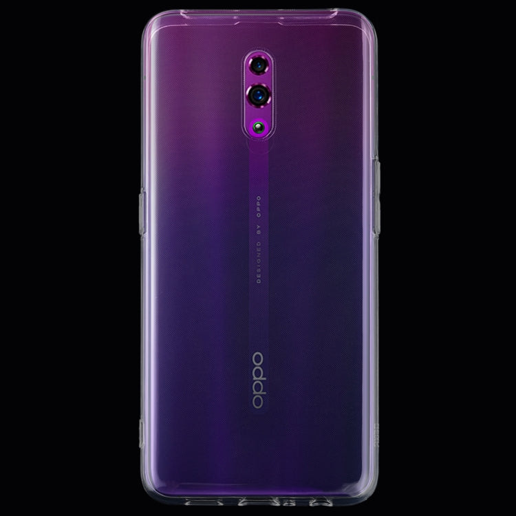 50 PCS 0.75mm Ultrathin Transparent TPU Soft Protective Case for OPPO Reno