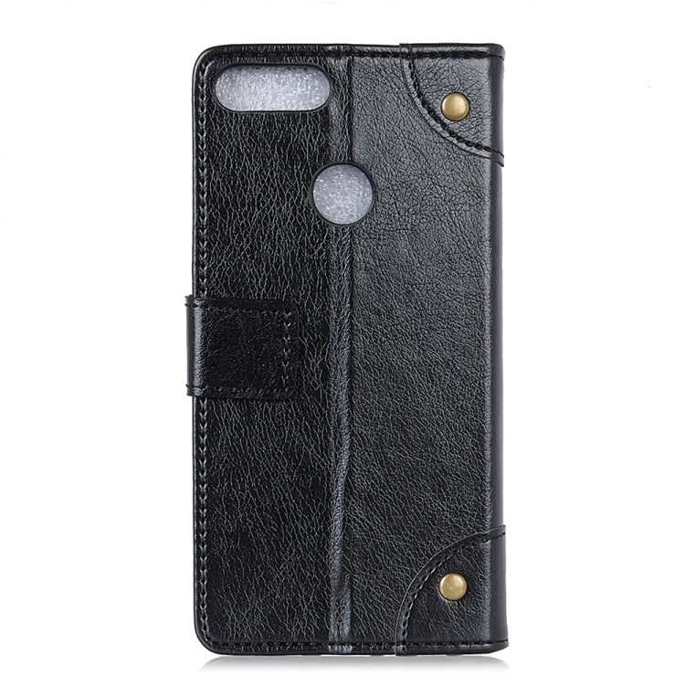 Copper Buckle Nappa Texture Horizontal Flip Leather Case for OPPO A7 / AX7, with Holder & Card Slots & Wallet