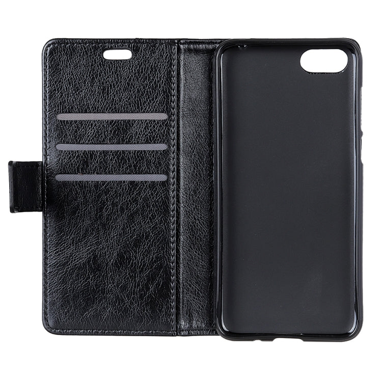 Copper Buckle Nappa Texture Horizontal Flip Leather Case for OPPO K1, with Holder & Card Slots & Wallet