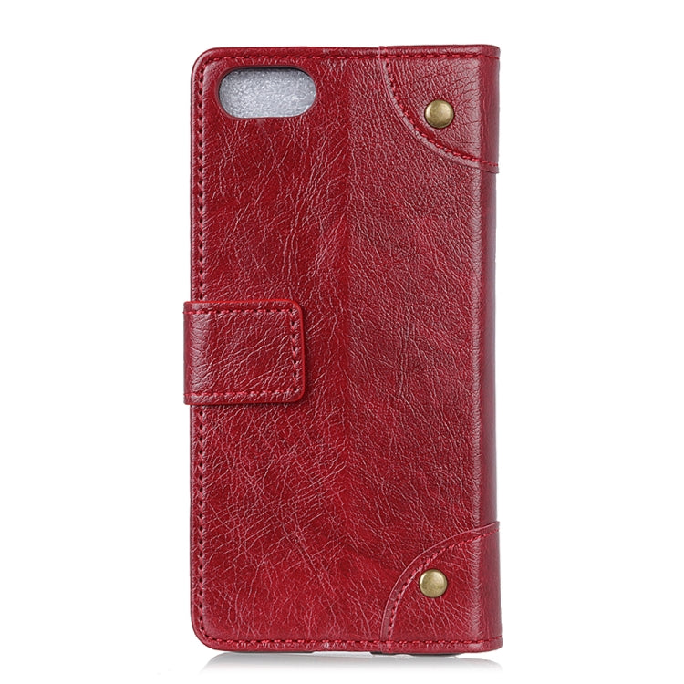 Copper Buckle Nappa Texture Horizontal Flip Leather Case for OPPO K1, with Holder & Card Slots & Wallet