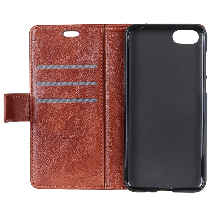 Copper Buckle Nappa Texture Horizontal Flip Leather Case for OPPO K1, with Holder & Card Slots & Wallet