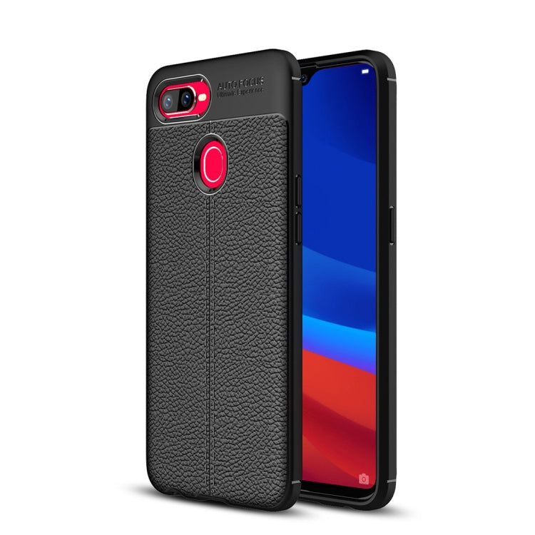 Litchi Texture TPU Shockproof Case for OPPO F9
