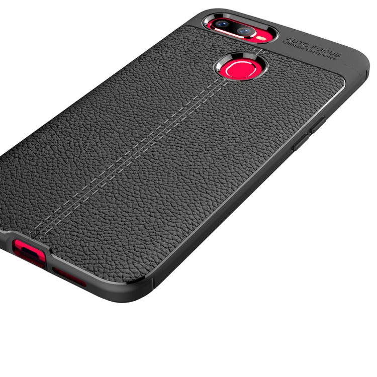Litchi Texture TPU Shockproof Case for OPPO F9