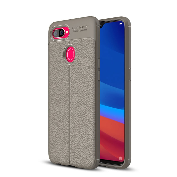 Litchi Texture TPU Shockproof Case for OPPO F9