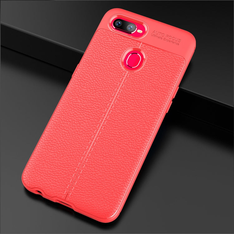 Litchi Texture TPU Shockproof Case for OPPO F9