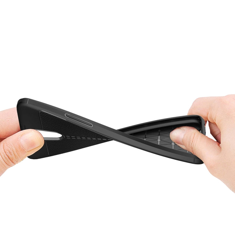 Litchi Texture TPU Shockproof Case for OPPO R17