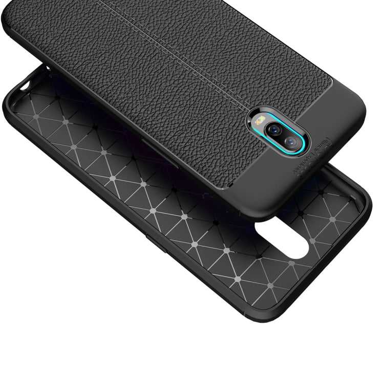 Litchi Texture TPU Shockproof Case for OPPO R17