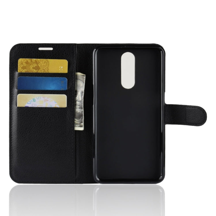 Litchi Texture Horizontal Flip Leather Case for OPPO R17 Pro, with Wallet & Holder & Card Slots