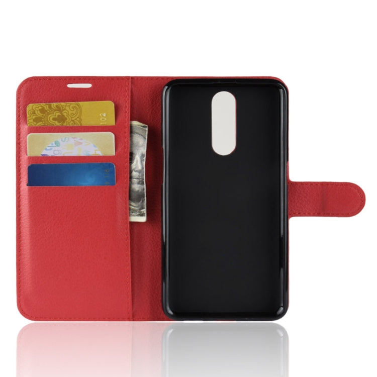 Litchi Texture Horizontal Flip Leather Case for OPPO R17 Pro, with Wallet & Holder & Card Slots