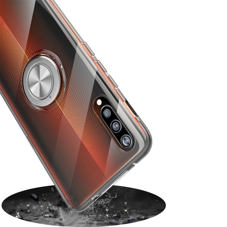 Ultra-thin TPU Protective Case for OPPO R15, with 360 Degree Rotation Holder (Transparent)