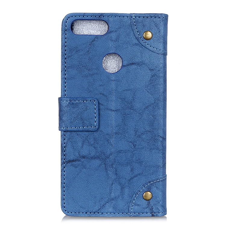 Copper Buckle Retro Crazy Horse Texture Horizontal Flip Leather Case for OPPO Realme 2, with Holder & Card Slots & Wallet