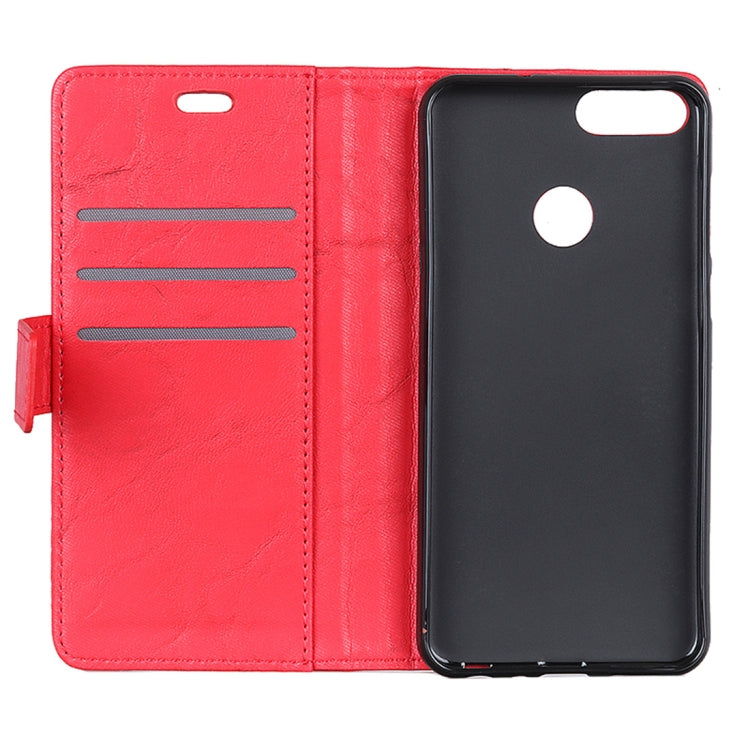 Copper Buckle Retro Crazy Horse Texture Horizontal Flip Leather Case for OPPO Realme 2, with Holder & Card Slots & Wallet