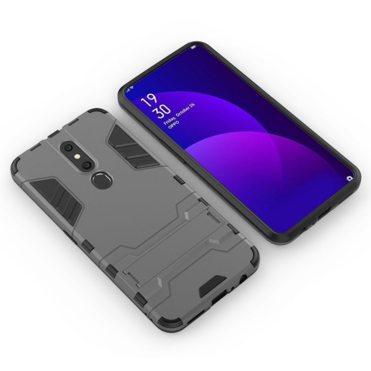 Shockproof PC + TPU Case for OPPO F11 Pro, with Holder