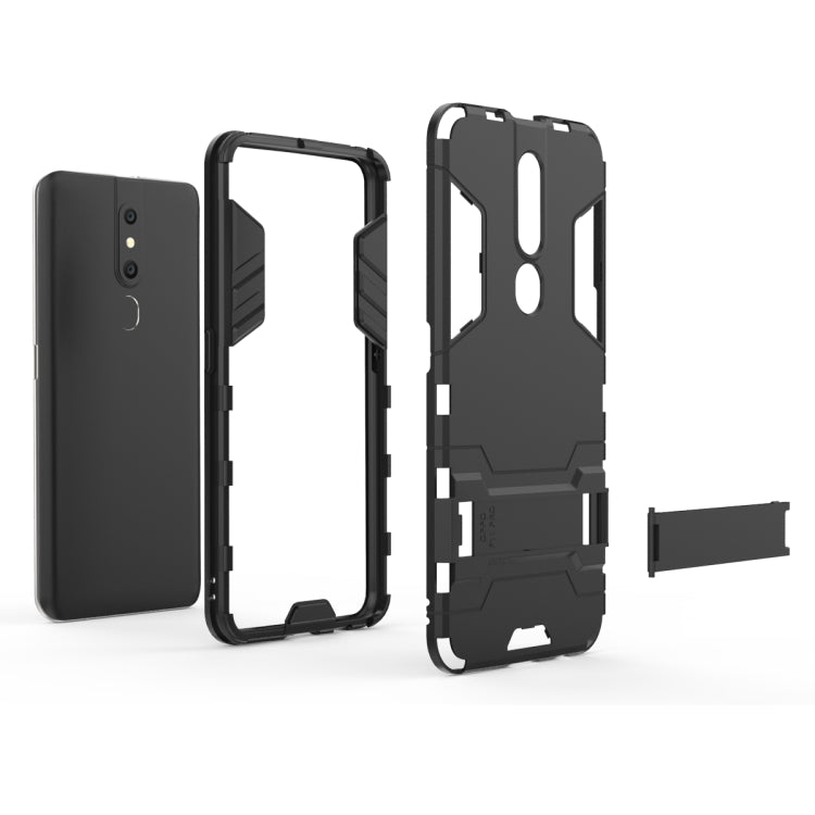 Shockproof PC + TPU Case for OPPO F11 Pro, with Holder