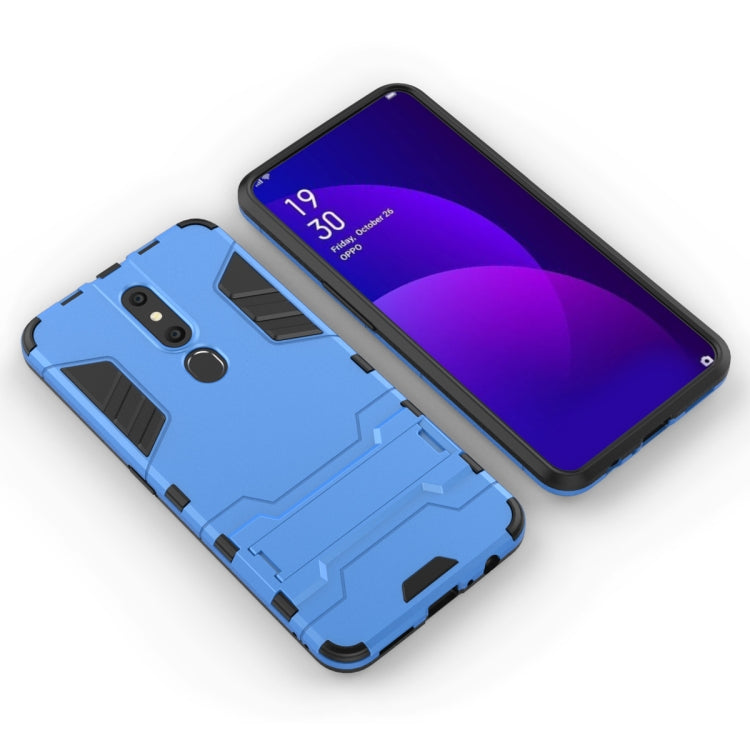 Shockproof PC + TPU Case for OPPO F11 Pro, with Holder
