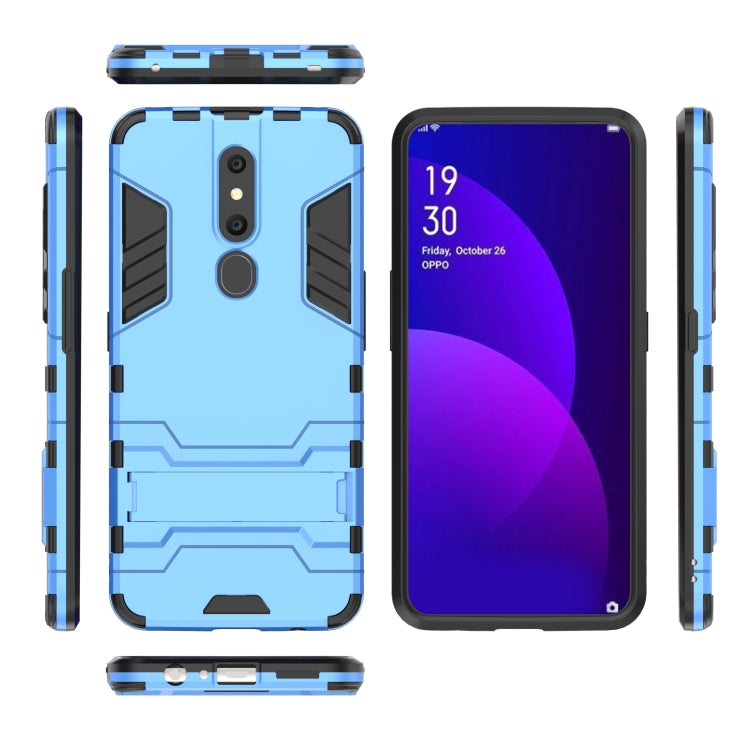 Shockproof PC + TPU Case for OPPO F11 Pro, with Holder
