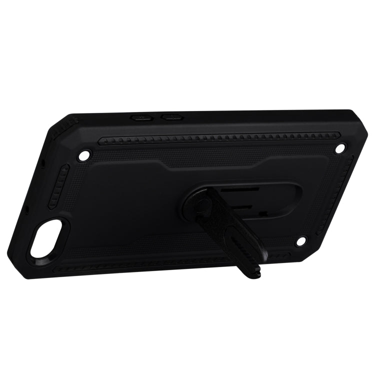 For OPPO A77 Shockproof PC + TPU Protective Case with 360 Degree Rotating Holder