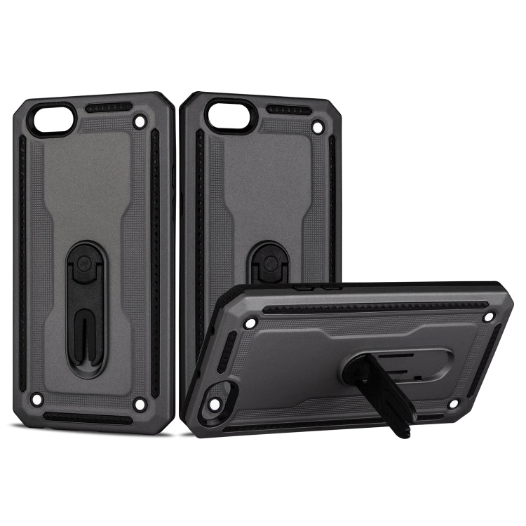 For OPPO A77 Shockproof PC + TPU Protective Case with 360 Degree Rotating Holder