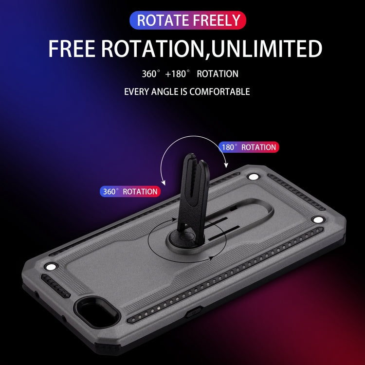 For OPPO A77 Shockproof PC + TPU Protective Case with 360 Degree Rotating Holder