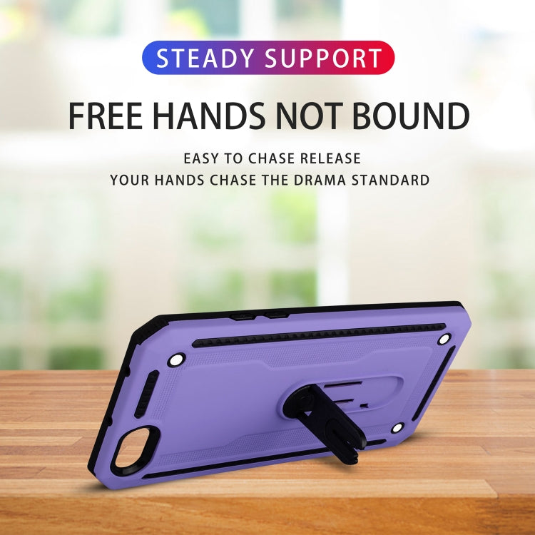 For OPPO A77 Shockproof PC + TPU Protective Case with 360 Degree Rotating Holder