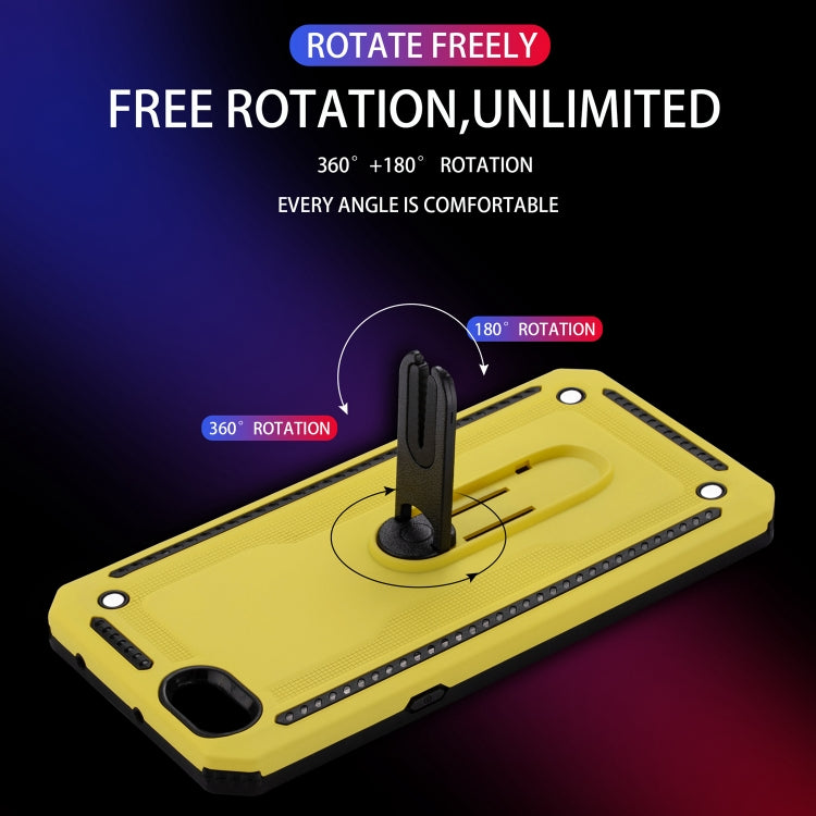For OPPO A77 Shockproof PC + TPU Protective Case with 360 Degree Rotating Holder