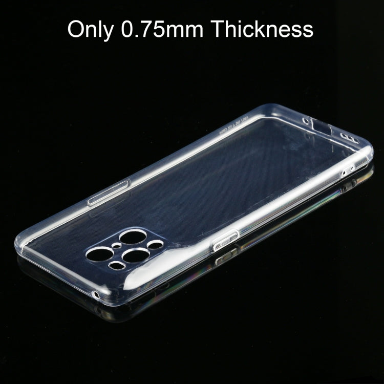 For OPPO Find X3 Pro 0.75mm Ultra-thin Transparent TPU Soft Protective Case(Transparent)