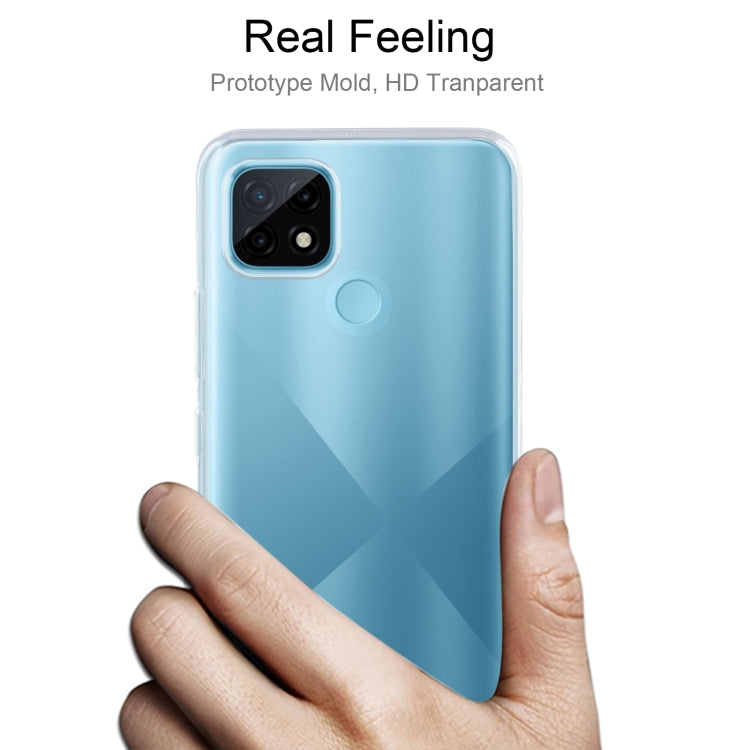 For OPPO Realme C21 0.75mm Ultra-thin Transparent TPU Soft Protective Case (Transparent)