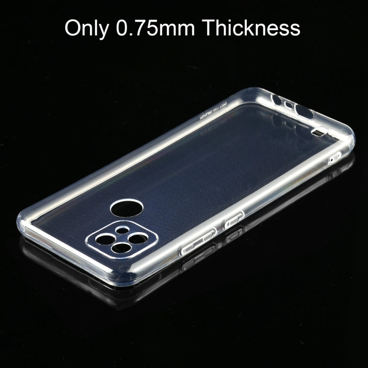 For OPPO Realme C21 0.75mm Ultra-thin Transparent TPU Soft Protective Case (Transparent)