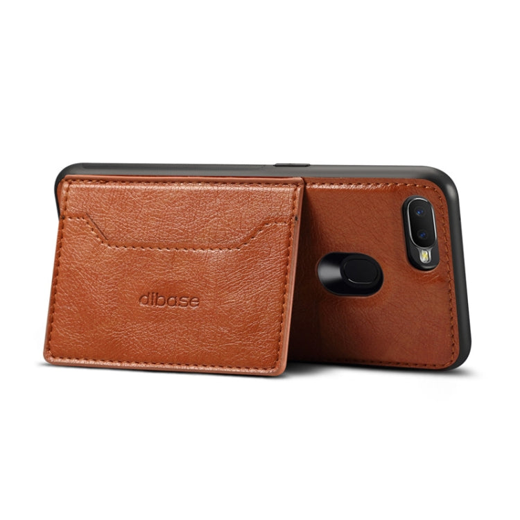 Crazy Horse Texture PU Leather Case for Oppo F9 & F9 Pro & A7X REALME 2 Pro, with Holder & Card Slots