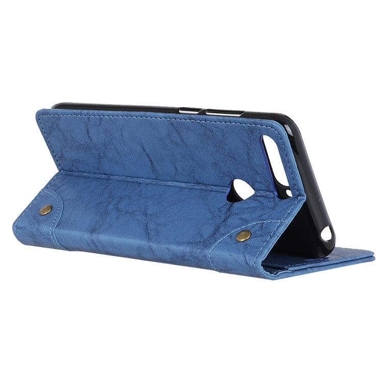 Copper Buckle Retro Crazy Horse Texture Horizontal Flip Leather Case for OPPO F9 (F9 Pro) / OPPO A7x, with Holder & Card Slots & Wallet