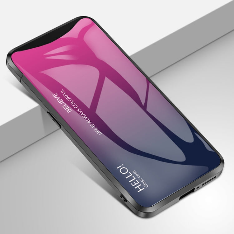 Gradient Color Glass Case for OPPO Find X